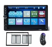 Reproductor Multimedia for Coche 2 DIN, Radio automática, Pantalla táctil de 7 Pulgadas, Enlace de Espejo estéreo/FM/TF MP5 for de cámara de Marcha atrás(ZJ-WK-YK)