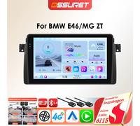 Radio de Coche Hizpo con IA y Voz, Android Auto para BMW E46 M3 318/320/325/330/335 Rover 75, Carplay Multimedia 4G DSP, Autoradio Estéreo BT W1-2G 32G-8cores-4G