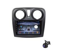 Reproductor Multimedia para Coche con Android 13 para Renault Logan Sandero 2014-2019, Pantalla táctil de 9", Compatible con Dab, Control Desde el Volante, MirrorLink, WiFi, cámara 360°, 2 G