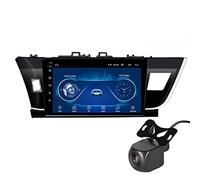 Reproductor Multimedia para Coche HYMLMY Android 10.0 para Toyota Corolla 2014-2016, Sistema de navegación GPS de 9 Pulgadas, Receptor estéreo Bluetooth, Mirrorlink, Radio satelital, Unidad Principal
