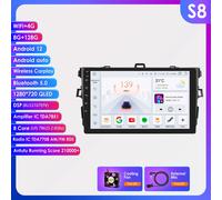 Hizpo 9 "Android Radio estéreo de coche para Toyota Corolla E140/150 2007 2008 2009 2010 2011 reproductor Multimedia 2 altavoces Din sin DVD QS4 add AHDC2