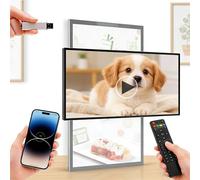 Reproductor multimedia publicitario digital tipo quiosco, pantalla LED comercial, pantalla HD 1080p, interruptor horizontal/vertical, para marketing en restaurantes y centros comerciales. 10.1in