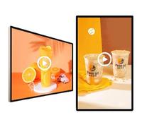 Reproductor multimedia publicitario para señalización digital o TV, pantalla inalámbrica con compartir fotos, conmutación horizontal/vertical, bucle, puertos USB, DVI y HDMI