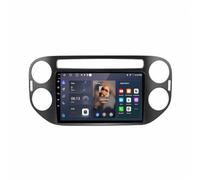 Reproductor Portátil Coche para VW Volkswagen Tiguan 2006-2016 para A-Pple Carplay & Android Auto, con Pantalla Táctil, GPS, Bluetooth, Bluetooth, Pantalla, 8 Nuclear 6G+128G