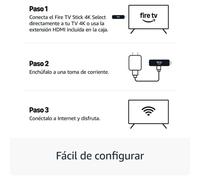 Reproductor Streaming Amazon Fire TV Stick 4K Select WiFi Dual Alexa 8GB