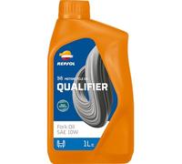 REPSOL aceite hidráulico sintético para moto QUALIFIER FORK OIL SAE 10W 1L