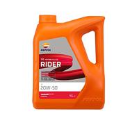 REPSOL aceite lubricante para moto RIDER 4T 20W-50 4L