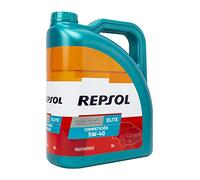 REPSOL Elite Competicion 5W-40 Aceite De Motor Para Coche, 5L