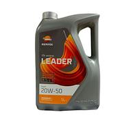 REPSOL LEADER SUPER 20W50 bidón 5 litros aceite motor coche ACEA A3/B4 API SL/CF MB 229.1