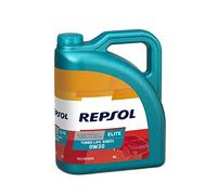 Repsol RP135V55 Elite Turbo Life 50601 0W-30 Aceite de Motor para Coche, 5 L