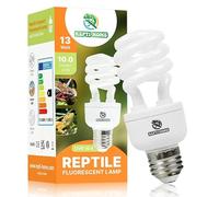 REPTI HOME UVB Luz 10.0, 13W UVA Bombilla para Reptiles, Lámpara para Terrario de Tortuga, Dragón Barbudo, Lagarto, Serpiente, Gecko