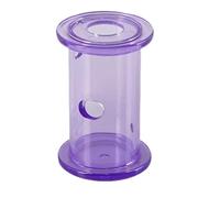Reptil Feeding Dish, Rotating Food Tube, Transparent Enrichment Toy, Anti Spill Container, Pet Foraging Wheel, Sturdy Habitat Bowl, Gecko Lizard Bird Parrot Chameleon Cockatiel Small Animal Care
