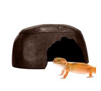 Reptil , Frog Shelter Hideaway, Small Humidifying Cave with 3 Water Sinks, Comfort and Safety Accessory, 11.81x7.87x5.91 pulgadas, para Gecko, Lizard, Snake, Turtle, Anfibian