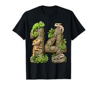 Reptile 14th Birthday 14 Years Old Lizard Jungle Party Boys Camiseta