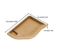 Reptile Bathing Pool - Tortoise Food Water Dish, Large Landscape Pool Bowl, Reptile Water Dish | Large Landscape Pools Bowl For Aquarium Bearded Dragon Aquatic Climbing Pet Turtle Home Snakes