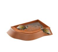 Reptile Bowl -Tortoise Food Dish | Turtle Bath, 650g Anti-Slip Turtle