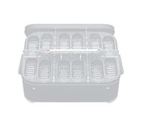 Reptile Breeding Box, 12 Grid Hatching Tray, Transparent Incubator Container For Amphibians, Eggs Incubation Case For Gecko Lizards Snakes and Exotic Pet Egg Care Setup
