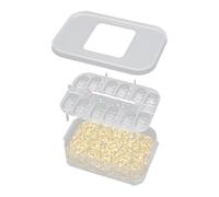 Reptile Breeding Box, Egg Hatching Tray, 12 Grid Incubator, 6.3x4.33in Transparente Design, Amphibian Container for Gecko, Ligarards, Snakes, Leon's Mane, Reptil Incubation