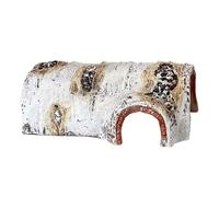 Reptile Cave - Bearded Dragon Resin Habitat with 3 Entrances, Realistic Fade-Resistant Ornament, Spacious Secure Shelter For Small Pets, For Spiders Frogs Hermit Crabs Lizards Snakes