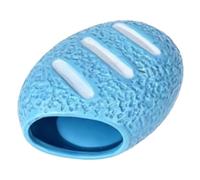 Reptile Cave, Bread Shaped Basking Shelter with Non Slip Decor | Bite Resistant Cooling Shelter Stable Non Slip Hiding Space Supports Rest Basking For Gecko Frog Shrimp Spider Hams