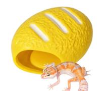 Reptile Cave Decor - Bread Shape, Non Slip Cooling Shelter Decoration Use | Bread Shape Reptile Cave - Cooling for Pets | Non Slip Bite Resistant Aquarium Decoration Shelter