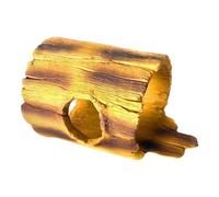 Reptile Cave, Resin Tree Texture Simulation 8.27x5.12x4.33 Inches, Decorative Tank Accessory for Climbing, Basking, and Shelter, Ideal for Snakes, Turtles, Indoor Wet & Dry