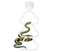Reptile Climbing Decor - Enrichment Accessory for Terrarium Habitat | Resin Interactive Hanging Design with Secure Mount, Ring Toy Activity Support for Gecko Lizard Bearded Dragon Iguana Snake
