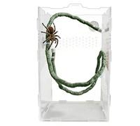 Reptile Climbing Vine - Bendable Terrarium Decor | Artificial Bendable Vine With Suction Cups, Perfect For Bearded Dragons, Geckos, And Lizards, Enhances Tank, Enclosure, Or Cage Habitat For Home Terr