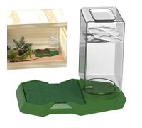 Reptile Dispensador de Agua de la Botella de Agua Reptil Dispensador de Agua | al Aire Libre con Base Estable para Varios Animales Pequeños PP Material para Lagartos Geckos Hamster Pet Care
