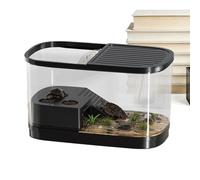 Reptile Enclosure - Habitat Tank Container, Snake Box Habitat, High Visibility Acrylic, Breathable Air Ventilation, Pet Terrarium Category, Large For Bearded Dragon Gecko