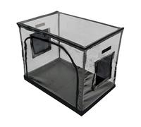Reptile Enclosure, Spacious Tank Tent, 23.62x15.75x19.69 Inches Transparent Turtle Habitat with Waterproof Base, Ideal for Geckos, Bearded Dragons, and Other Small Reptiles