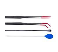 Reptile Feeder Tweezers - Snakes Feeding Tongs, Terrarium Feeding Tool | Long Handle Lizard Turtle Feedingg Supplies, Ergonomic Leopard Gecko Spider Terrarium Accessory With Precision Rubber Tip