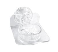 Reptile Feeding Ledge, Suction Cup Food Tray Gecko, Ergonomic Magnetic, Easy Installation Reptile Feeding Station for Lizards, Chameleons, Tree Frogs, 3.39x2.6x1.18 Inches