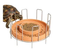 Reptile Feeding Station Natural Terracotta Spill-Proof Decoration