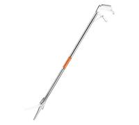 Reptile Grabber Tong - Foldable Stainless Steel Snake Catching Tool, Long-Range Hook Grabber, Heavy-Duty Outdoor Equipment | Hiking Trips, Fishing Excursions, Garden Safety, Wildlife Management