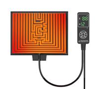 Reptile Heat Pad - Reptile Heating Pad Under Tank, Crab Heater Mat For Reptiles, Reptile-Heating-Pad, Planta Seedlings Supplies With Thermostat, Gecko Heated Mat For Keeper Breeder Lizard Gecko