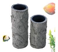 Reptile Hide Cave, Reptile Hides Cave Decor, 2.17x3.94 pulgadas Adorable Compact Bearded Dragon Tank Accessories for Lizards, Turtles, Anfibios, Fish, Axolotl, Leopard Gecko