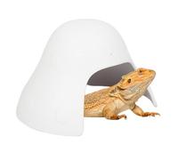 Reptile Hide for Crested Gecko, Reptile Decor for Lizard Tank, Compact Lightweight Reptil Cave, Gecko Tank Accessories for Christmas, New Year, Acción de Gracias, Cozy Space for Reptiles for Comfort
