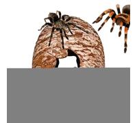 Reptile Hide, Resin Dinosaurio Huevo Shelter, 3,15 x 4,33 pulgadas Gecko Hiding Spot, Decorative Pet Accessory for Garden Home Bedroom Corner Terrarium Burrow Viewing Room Climbing and Breeding