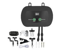 Reptile Humidifier - Automatic Tank Mister with Timer for Habitat Moisture | Portable Fogger Unit with 360 Degree Adjustable Nozzle & Climate Control Feature for Chameleon, Frog, Snake and Plant Care