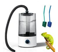 Reptile Humidifier Fogger, Adjustable Fog Volume Fogger for Reptile Tank with Extended Hose, Adjustable Terrarium Foggers for Chameleon, Snake, Lizard, Bearded Dragon and Amphibians (A2)