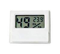 Reptile Hygrometer - ABS, Accurate Humidity Tester, Digital Temperature Meter | Magnetic Terrarium Monitor, Battery Operated Gauge For Bearded Dragon, Leopard Gecko, Lizard, Turtle, Snake Enclosure