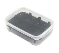 Reptile Incubator, Snake Breeding Box, 14 Grid Habitat Container, Transparent Lid with Holes, Secure and Stackable Design, Ideal for Breeding and Transport, 7.09x5.12x1.97 Inches