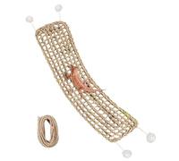 Reptile Lizard Hammock, Suction Cup Climbing Net, Realistic Tank Accessory with Mesh Design, Pet Habitat Decor, Lizard Hammock with Natural Style, Bearded Dragon Spider Cage Enclosure Terrarium