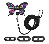 Reptile Lizard Rope Con Cableado De Ala Suave De PU - Fitta Para Hebilla Segura, Banda De Pecho Flexible | Cabeza De Control A Prueba De Con Opciones De Tamaño, Para Ardilla,