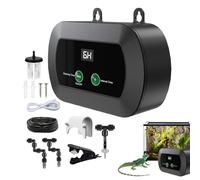 Reptile Mister Humidifier - Timer-Controlled Mist Sprayer, Silent Fogger with Rotatable Nozzle, Ideal For Terrariums, Vivariums, Snake Tanks, Lizard Habitats, Indoor Plants Aquarium