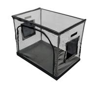 Reptile Tank Enclosure, Clear Turtle Tank, Impermeable Snake Cage, Spacious Bearded Dragon Habitat, Easy Access Zipper, Plegable y Portátil, Ideal para uso en interiores y exteriores