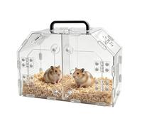 Reptile Tank - Escape Proof Clear Breathable, Turtle Enclosure Breeding Box with Secure Locking Magnetic Lid, Transparent Habitat Crate, Small Pet Observation Box for Gecko Lizard Frog Turtle