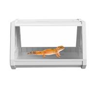 Reptile Terrarium Leopard Gecko Habitat Tank Trapezoid Viewing Enclosure