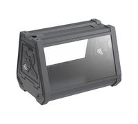 Reptile Terrarium, Multifunctional Habitat Cage Bearded Dragon, Trapezoidal Design with Expanded Viewing Field, Compact Ideal for Scorpions & Hermit Crabs, Size: 10.63x7.48x7.48inc